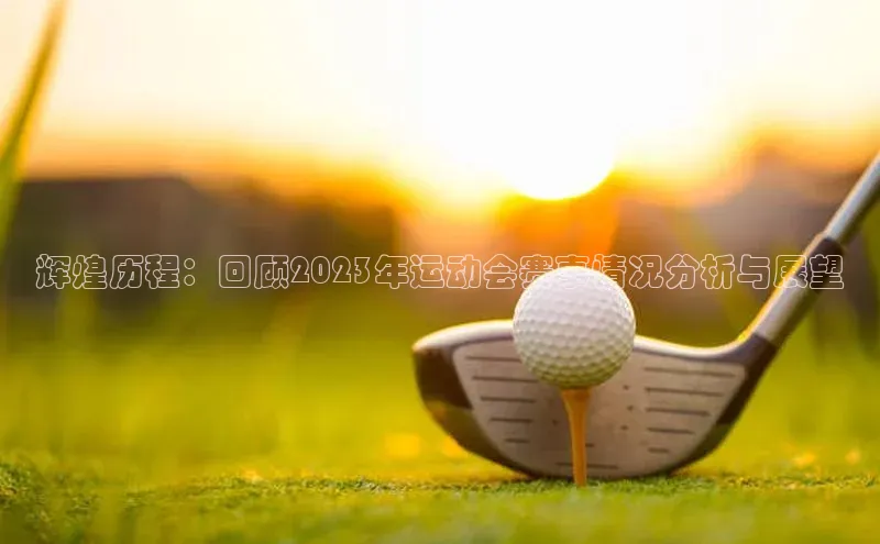 辉煌历程：回顾2023年运动会赛事情况分析与展望